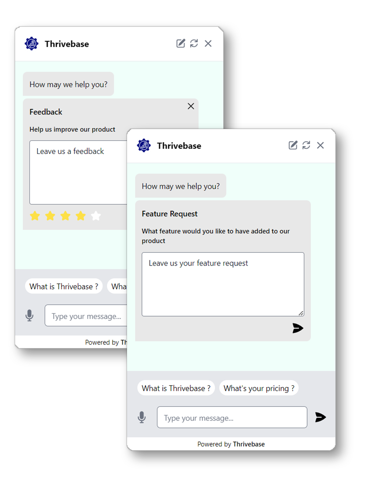 Thrivebase Chatbots and Documents